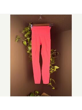 lululemon Align High-Rise Pockets 25 Leggings Hot Pink Size 0